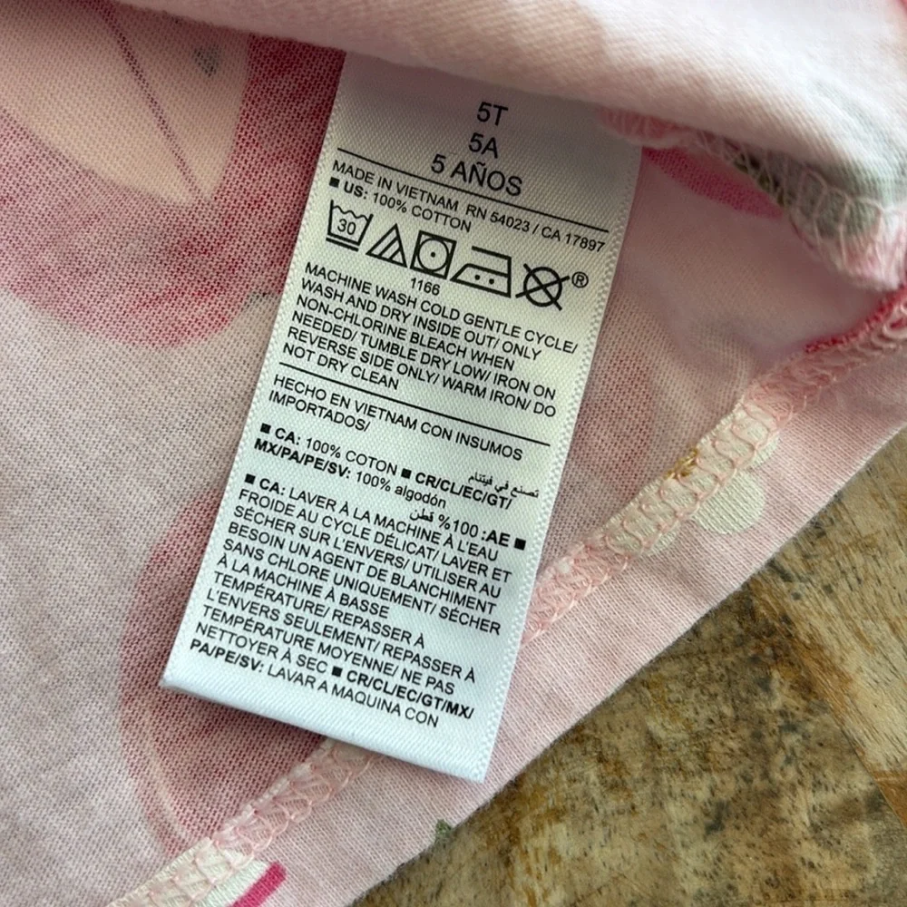 Old Navy Pink Apple Patterned Dress 5t